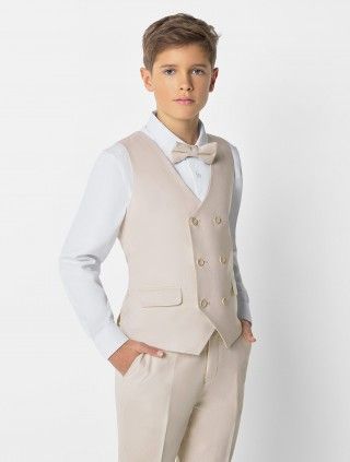 Boys Suits | Kids Page Boy Suits & Wedding Suits | Roco Beige Waistcoat, Green Waistcoat, Hoddies Outfits, Waistcoat Suit, Suits Harvey, Baby Boy Christening Outfit, Kids Blazers