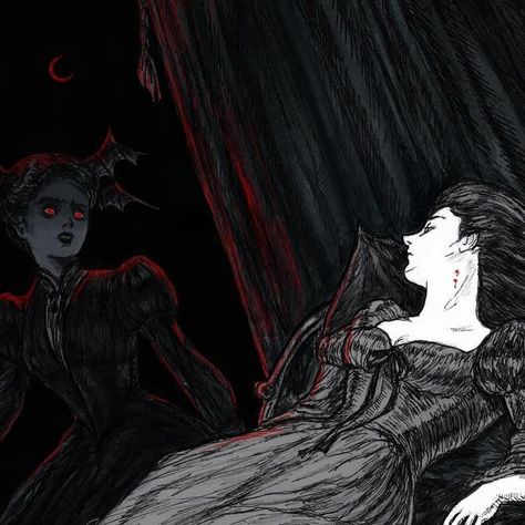 mary syring on Instagram: "Gazing at Elizabeth’s now milky fixed eyes the creature whispered “They’ll think it was me”…a single tear now running down it’s cheek..”They’ll say it was me….”  Happy world goth days kiddos #worldgothday" Vampire Bride, Gothic Wallpaper, Gothic Fantasy Art, Goth Art, Goth Aesthetic, Motivational Art, Pop Surrealism, Ethereal Art, Gothic Art