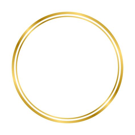 Gold shiny glowing vintage circle frame with shadows isolated on white background. Gold realistic square border. Vector illustration Unicorn Background, Gold Circle Frames, Square Border, Frame Edit, Logos Vintage, Circle Borders, Border Vector, Circle Logo Design, Background Gold