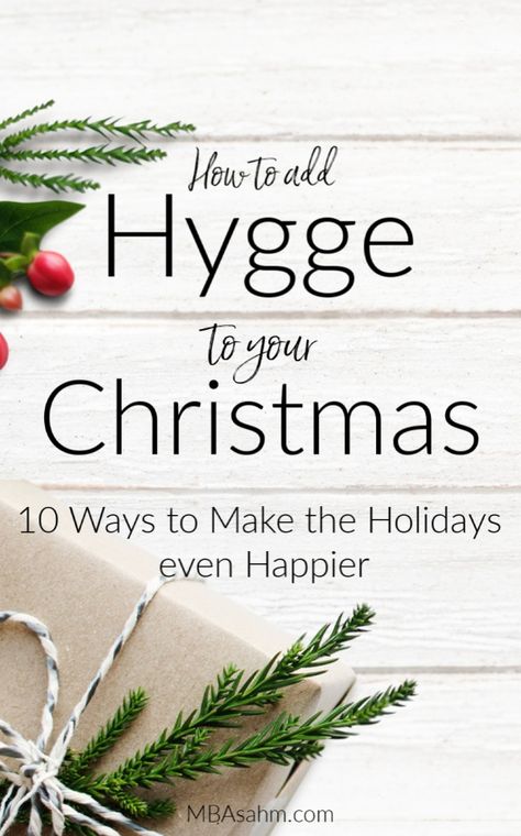 There's no better time than Christmas to start adding hygge (the Danish concept of happiness) to your life! These ideas will help get you started! Different Ways To Celebrate Christmas, Hygge Christmas Decorations, Cozy Minimalist Christmas, Hygge Christmas Tree, Hygge Christmas Aesthetic, Hygge Christmas Decorating Ideas, Hygge Christmas Decor, Mindful Christmas, Hygge Holiday