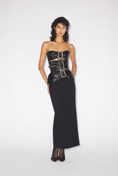 Jean Paul Gaultier - The Buckle Dress Jean Paul Gaultier 90s, Gaultier Dress, Jean Paul Gaultier Dress, Jean Paul Gaultier Haute Couture, Buckle Dress, 21st Dresses, Bustier Dress, Paul Gaultier, Stage Outfits