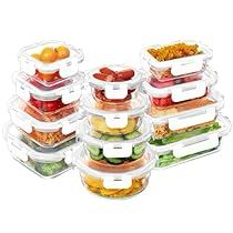 Glass Lunch Containers, Glass Meal Prep Containers, Glass Meal Prep, Kitchen Decor Collections, Freezable Meals, Food Storage Container Set, Meal Prep Containers, Lunch Containers, Glass Food Storage