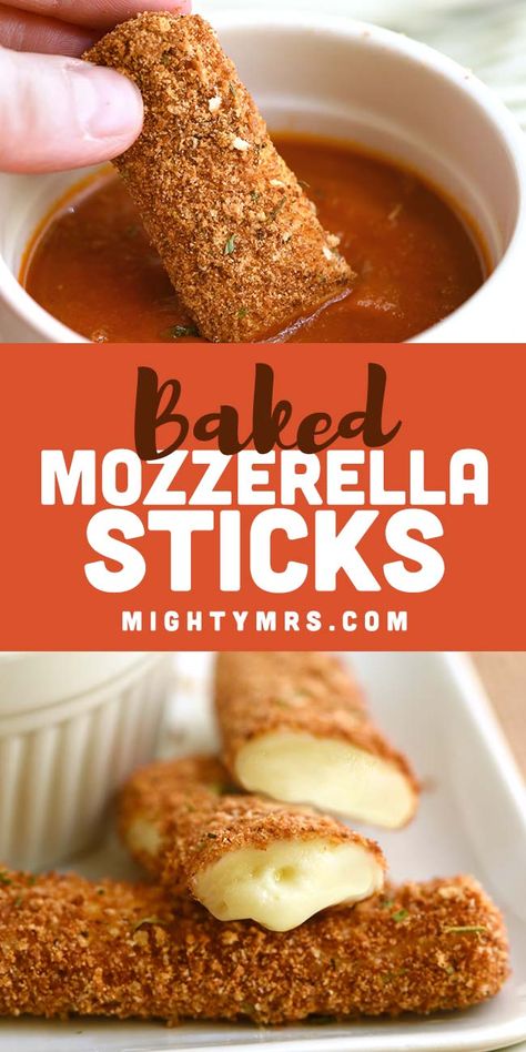 Homemade Cheese Sticks, Baked Mozzarella Sticks, Diy Oven, Baked Mozzarella, Cheese Sticks Recipe, Homemade Mozzarella Sticks, Mozzarella Sticks Recipe, Homemade Mozzarella, Baked Cheese