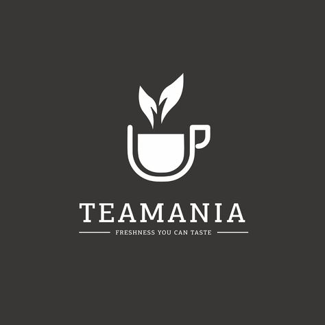 Logo For Tea Shop, Tea Logos Ideas, Tea Cup Logo Design, Tea Shop Logo Design Ideas, Tea Logo Design Ideas Branding, Tea Logo Design Ideas, Tea Brand Logo, Tea Cup Logo, Cup Logo Design