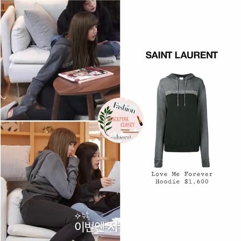 Lisa On Blackpink House Blackpink House Outfits, Lisa Hoodie, Blackpink House, House Outfit, Saint Laurent Fashion, House Clothes, Love Me Forever, Lalisa Manobal, Blackpink Fashion