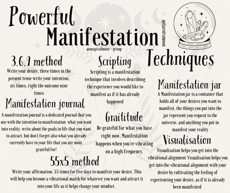 Powerful Manifestation Techniques, Most Powerful Manifestation Technique, Meditation For Manifestation, Easy Manifestation Technique, Powerful Manifestation Methods, Writing Manifestation Methods, Best Manifestation Techniques, Manifestion Techniques, Manifesting Words