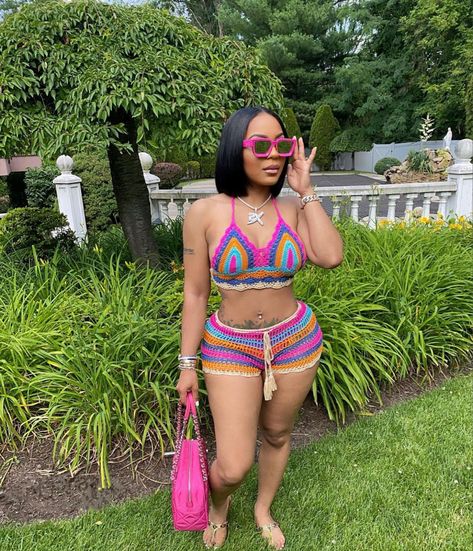 Black Vacation Outfits, Jamaica Outfit, Jamaica Girls, Winter Vacation Outfits, Black Vacation, Vacation Outfits Women, Cute Vacation Outfits, Miami Outfits, Summer Vacation Outfits