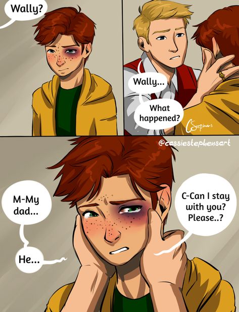 Spitfire Young Justice, Obsessed Artist, Young Justice Comic, Young Justice League, Teen Titans Fanart, Wally West, Kid Flash, Univers Dc, Batman Funny