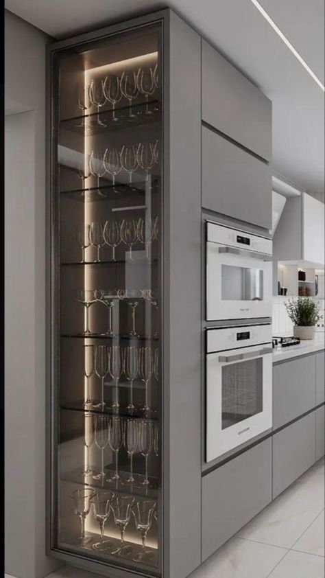 Small Kitchen Ideas Modern Luxury, Kitchen Interior Modern Luxury, Simple Kitchen Design, Modern Kitchen Cabinet Design, Transitional Decor Kitchen, Kitchen Design Modern Small, التصميم الخارجي للمنزل, Kitchen Design Plans, Kitchen Interior Design Modern