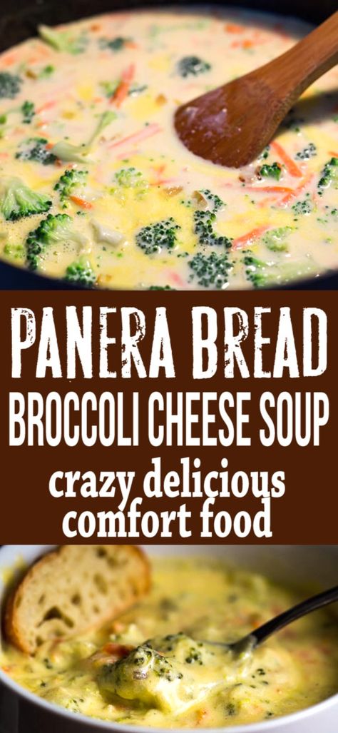 Panera Bread Broccoli Cheese Soup, Panera Broccoli Cheese Soup Recipe, Panera Recipes, Broccoli Cheese Soup Recipe, Cheddar Soup Recipe, Cheese Soup Recipe, Today Is Monday, Bread Soup, Broccoli Cheese Soup Recipes