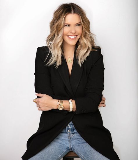 Courtney Kerr, Houston, Women's Blazer, Blazer, Hair, Instagram