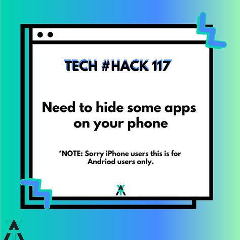 YouAreTech’s Instagram profile post: “We’re excited for #TechTuesday where we share another #TechHack: Need to hide some apps on your phone (Android only). Listen, no…” How To Hide Instagram App, How To Hide Apps On Android, Andriod Phone, Hide Apps, Apps On Your Phone, Pin Icon, Start Decluttering, Tech Tuesday, Apps That Pay