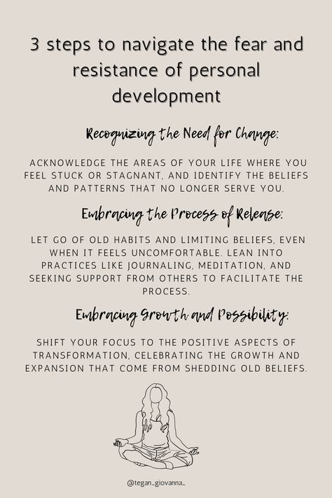 3 steps to overcome fear, discomfort, resistance and a lack of confidence, to embrace growth, change and creating a life you love!   self improvement  confidence coaching improve your self esteem self love when you feel crap self help journal prompts personal development work journal prompts confidence coach Self Help Journal, Finding Confidence, Work Confidence, Work Journal Prompts, Improve Your Self, Confidence Coach, Healing Journaling, Overcome Fear, Work Journal