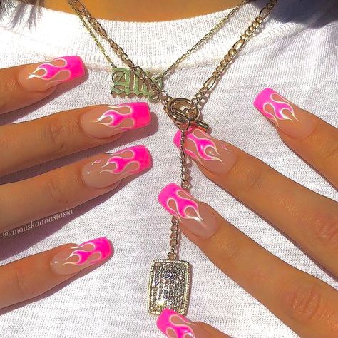 Cow Nails, Nail Design Inspiration, Nails 2020, Kawaii Nails, Rainbow Nails, Acrylic Designs, Nails Desing, Fire Nails, Nail Art Summer