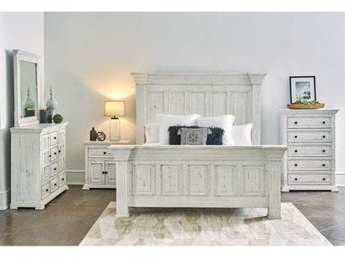 White Queen Bed, Weathered Wood Finish, Wood Cabin, King Bedroom Sets, Brown Bedroom, White Dresser, Bedroom Sets Queen, White Chests, Bedroom Panel