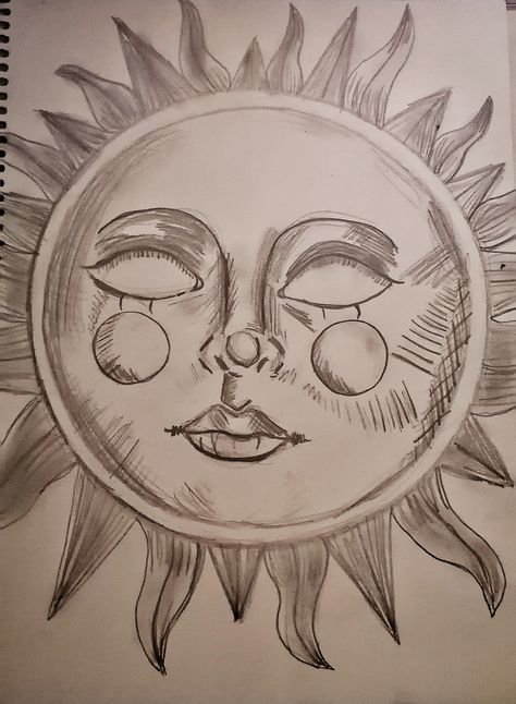 #draw #sun ☀️ Creepy Sun Drawing, Creepy Sun, Draw Sun, Sublime Sun, Moon Faces, Sun Drawing, Creepy Vintage, Sun Painting, Sun And Moon Drawings