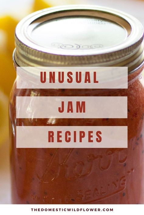 Unique Jams Recipes, Sure Jell Jam Recipes, Gourmet Jam Recipes, Watermelon Jam Canning, Strawberry Watermelon Jam, Selling Jams And Jellies, Jams For Canning, Diy Jams And Jellies, Jelly And Jam Recipes Homemade