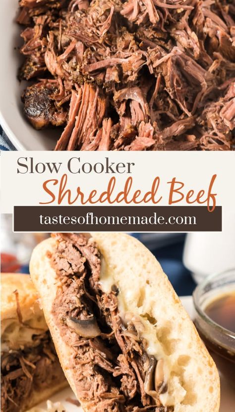 Enchiladas Beef, Shredded Beef Sandwiches, Horseradish Mayo, Hot Beef Sandwiches, Slow Cooker Shredded Beef, Pulled Beef, Beef Sandwiches, Roast Beef Sandwiches, Cheese Enchiladas