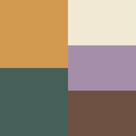 Purple Yellow Brown Color Palette, Purple Green Mustard Palette, Mauve Olive Color Palettes, Brown And Purple Room, Brown And Purple Color Scheme, Purple And Brown Colour Palette, Purple Green Cream Color Palette, Green Purple Brown Colour Palettes, Yellow Purple Green Color Scheme