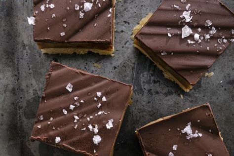 Millionaire's Shortbread Recipe (With Chocolate & Caramel) | The Kitchn Heavy Cream Recipes Dessert Simple, Recipes Using Whipping Cream, Horchata Ice Cream, Millionaire Shortbread Recipe, Heavy Cream Recipes, Millionaire's Shortbread, Whipped Cream Desserts, Cream Soup Recipes, Shortbread Recipe