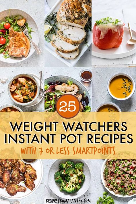 Healthy Pressure Cooker Recipes, Weight Watchers Instant Pot Recipes, Weight Watchers Instant Pot, Pressure Cooker Recipes Healthy, Plats Weight Watchers, Healthy Instant Pot, Pot Recipes Easy, Healthy Instant Pot Recipes, Easy Instant Pot Recipes