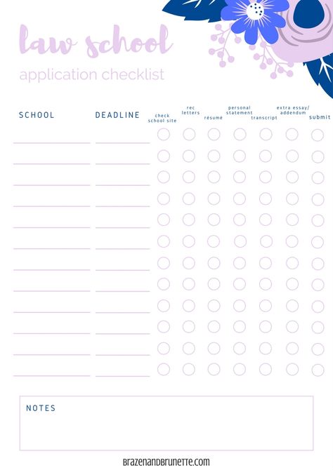 Law School Application Checklist ~ Brazen and Brunette ⚖ law school advice and law school tips Finals Tips, Law School Tips, Graduate School Prep, Law School Organization, Legally Brunette, Education Goals, Law School Application, Law School Prep, College Problems