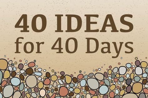 40 Ideas for 40 Days gives classroom activity suggestions for faith formation groups to experience Lent. Ash Wednesday Ideas, Ash Wednesday For Kids, Lent Activities, Fasting Ideas, Ash Wed, Lenten Activities, 40 Days Of Lent, Nativity Scene Display, Catholic Sacraments