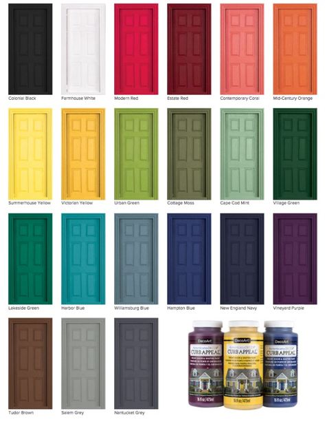 Paint A Door, Front Door Paint, Exterior Door Colors, Door Paint, Front Door Paint Colors, Door Paint Colors, Best Paint, Painted Front Doors, Spruce Up Your Home