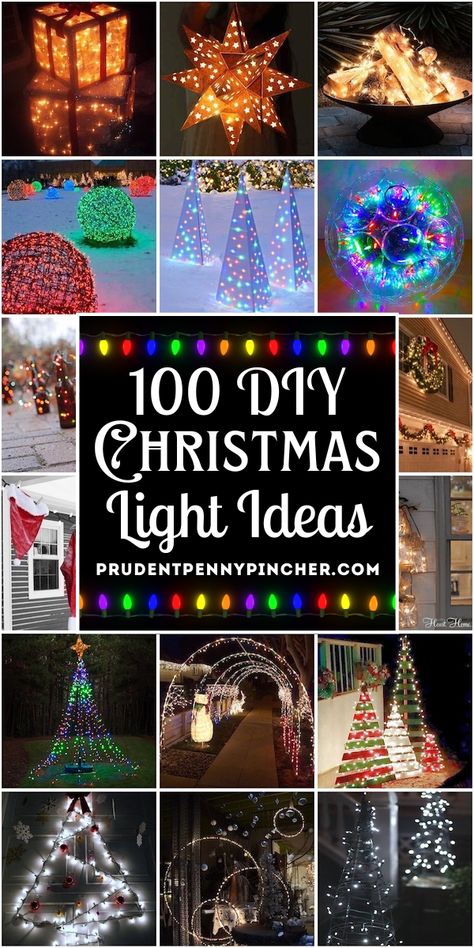 Light Decoration Ideas, Diy Christmas Light Decorations, Outdoor Christmas Light Displays, Light Up Christmas Decorations, Diy Christmas Yard Decorations, Exterior Christmas Lights, Outdoor Christmas Decorations Lights, Christmas Lawn Decorations, Christmas Light Ideas