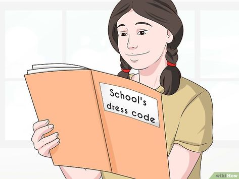 Image titled Look Like an Individual While Wearing a School Uniform Step 1 How To Look Good In School Uniform Tips, How To Make School Uniforms Cute, New Semester, School Dress Code, Uniform Style, School Uniform Fashion, School Tips, School Uniforms, Uniform Fashion