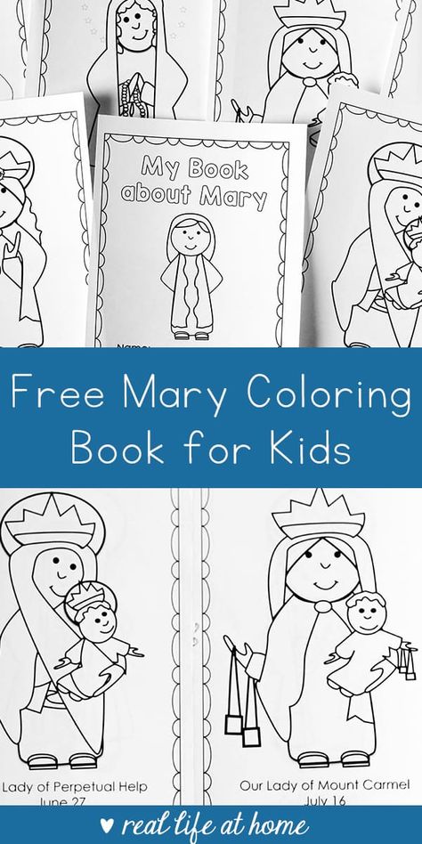 Free Catholic Printables Children, Rosary Activities Catholic, Catholic Schools Week Ideas Activities, Mary Craft, Catholic Printables, Catholic Kids Crafts, Catholic Classroom, Catholic Kids Activities, Religion Activities