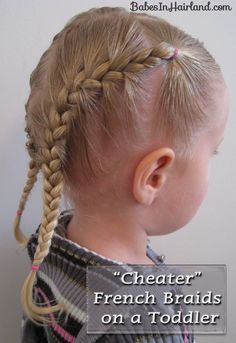 Perfect way to start braids on little girls with lots of wispy baby hairs! #youngandfree Toddler Hair Styles, Girls Hair Styles, Girl Hair Styles, Kid Hair, Toddler Hairstyles, French Braid Hairstyles, French Braids, All Hairstyles