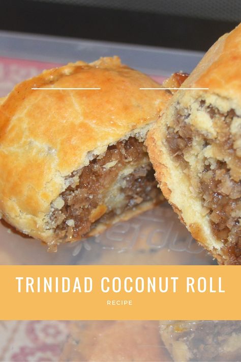 Caribbean Desserts, Guyana Recipes, Recipes Jamaican, Caribbean Kitchen, Guyanese Food, Trinidad Food, Chinese Pastry, Trinidadian Recipes, Coconut Roll