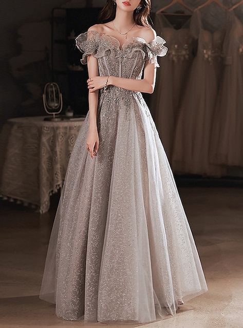 Princesscore Cottagecore, Frozen Waterfall, Cheap Prom Dresses Online, Dress Off Shoulder, Clothing Pieces, A Line Prom Dresses, فستان سهرة, Prom Dresses Online, Vestidos Prom