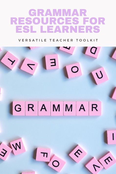 Grammar resources for secondary ESL learners. Click to learn more. #versatileteachertoolkit #tpt Guided Reading Activities, Text Dependent Questions, Esl Teaching Resources, Critical Thinking Activities, Teacher Toolkit, Esl Lessons, Teaching Grammar, Teaching Ela, Teaching High School