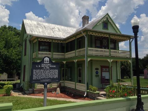 Bartow Florida, Terrace Hotel, Florida Attractions, Cypress Gardens, Travel Florida, Florida Adventures, Polk County, Brown House, House Museum