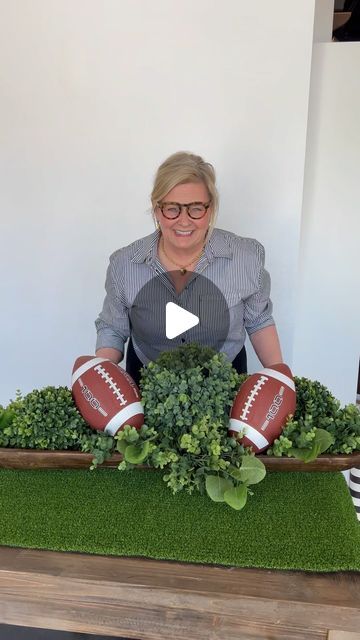 CREATIVE KITCHEN on Instagram: "This dough bowl is the perfect transition piece. Let’s transform it from Valentine’s Day to Super Bowl! ❤️—>🏈 #lifehappensinthekitchen#backtothetable#tabletalk#creativekitchen#fortsmitharkansas#smallbusiness#Super Bowl#superbowlsunday#superbowldecor" Football Themes, Creative Kitchen, Decor Hacks, Grey Decor, Dough Bowl, Life Happens, Blue And Grey, Decorating Tips, Super Bowl