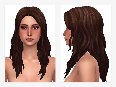 Nords' Hind Hair Sims 4 Cc Messy Hair, Sims 4 Messy Hair, Female Dreads, Sims 4 Cc Hair, Pelo Sims, Sims 4 Mm Cc, Sims 4 Cc Skin, Punk Pins, Sims 4 Teen