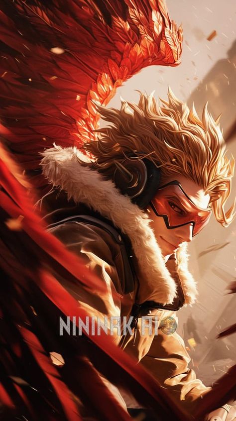 Keigo Takami Hawks, My Hero Academia Wallpaper, Hero Academia Wallpaper, Elf Drawings, Keigo Takami, Academia Wallpaper, Cosplay Characters, Anime Dad, Realistic Art