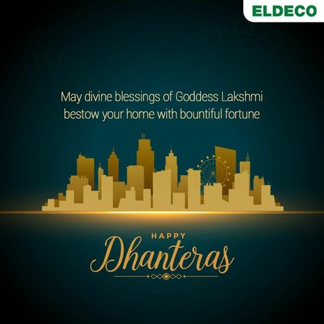 May the auspicious festival of Dhanteras fill your home with wealth, happiness, and everything that brings you joy! Team Eldeco wishes you & your family a very prosperous Dhanteras. #HappyDhanteras #Eldeco #EldecoHomes #FestiveVibes #Dhanteras #Festival Dhanteras Real Estate, Dhanteras Creative Ads, Dhanteras Creative, Healthcare Ads, Beetle Art, Gudi Padwa, Happy Dhanteras, Goddess Lakshmi, Eco House