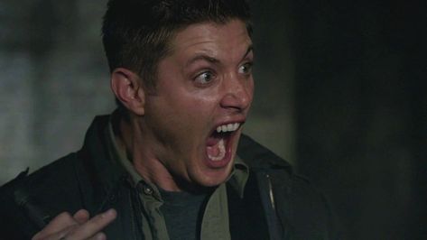 Dean Winchester Funny Face, Funny Dean Winchester, Dean Winchester Funny, Quotes Supernatural, Fever Quotes, Dean Winchester Hot, Supernatural Episodes, Midnight Rider, Dog Day Afternoon