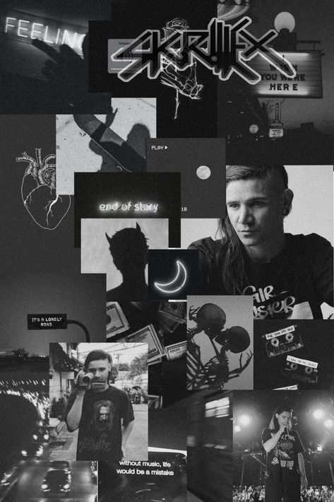 Skrillex Aesthetic, Dubstep Aesthetic, Edc Mexico, Pixel Life, Sonny Moore, Edit Wallpaper, Drum N Bass, Emo Aesthetic, Martin Garrix