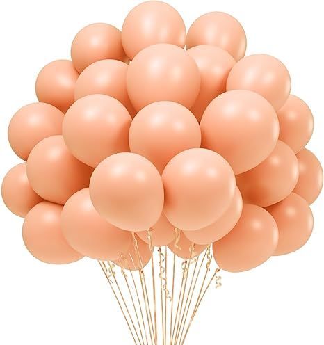 Amazon.com: Peach Balloons, 30 pcs Pastel Orange Latex Balloons 10 Inch, Light Orange Balloons for Baby Shower Birthday Gender Reveal Wedding Party Decorations : Toys & Games Peach Balloons, Balloons For Baby Shower, Wedding Macarons, Pastel Birthday, Orange Balloons, Birthday Photo Props, Pastel Orange, Party Scene, Theme Party Decorations