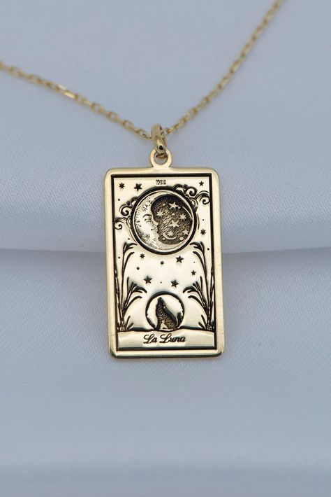 Tarot Jewelry, Tarot Necklace, Tarot Card Necklace, Tarot Gifts, Streetwear Jewelry, Aluminum Earrings, Birthday Gold, Card Necklace, Hot Jewelry