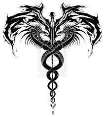 Harry se entera que cuando cumpla quince, su parte criatura despertar… #fanfic # Fanfic # amreading # books # wattpad Caduceus Tattoo, Tato Phoenix, Medical Tattoo, Irezumi Tattoos, Tattoo Style Drawings, Dragon Tattoo Designs, White Drawing, Symbol Tattoos, Tattoo Art Drawings