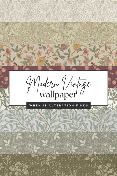 English Cottage Interior Design, Dream Cottage Interior, Color Scheme For House, Bedroom Closet Remodel, Vintage Bathroom Wallpaper, Home Colour Palette, Vintage Paint Colors, Rustic Cottagecore, Modern Vintage Home Decor