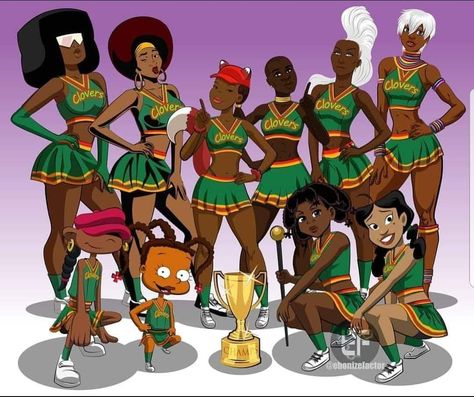 Black girl magic 💛👌🏽 Girls Squad, Oh My Goddess, Image Swag, Black Cartoon Characters, Black Art Painting, Photoshoot Idea, Dope Cartoon Art, Black Characters, Black Anime Characters