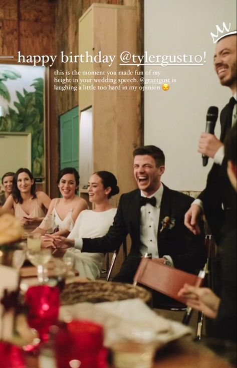 La Thoma Gustin, Arrow Verse, Candice Patton, Character Inspired Outfits, Fastest Man, Supergirl And Flash, Grant Gustin, Wedding Speech, Green Arrow