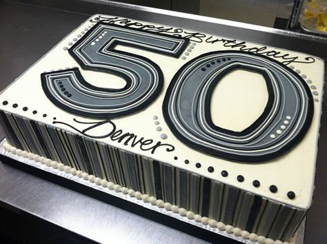 50 50th Birthday Sheet Cake, 50th Birthday Cakes For Men, Birthday Sheet Cake, White Flower Cake, White Flower Cake Shoppe, Cake Sheet, Cake Design For Men, Cake Designs For Girl, 50th Birthday Quotes