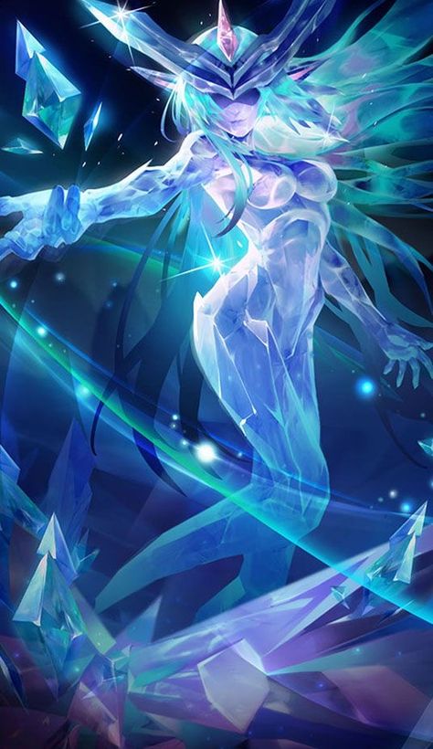 Ice Character Concept Art, Crystal Humanoid Art, Ice Spirit Art, Ice Creatures Fantasy Art, Crystal People Fantasy Art, Ice Monster Fantasy Art, Ice Warrior Fantasy Art, Ice Creature Fantasy Art, Ice Anime Character